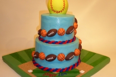Sports Ball Birthday Cake sm