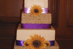 RKT Sunflower Wedding Cake 1 sm
