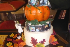 Pumpkin Film Wedding Cake Side View crop sm