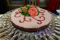 Pomegranate Mousse Choco Ganache Tarte side sm