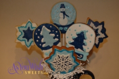 Snow cookie Bouquet close up (1024x681)