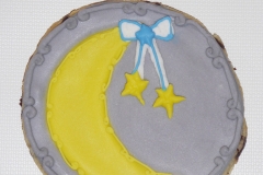 Detailed Moon hanging Stars Grey sm