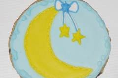 Detailed Moon hanging Stars sm