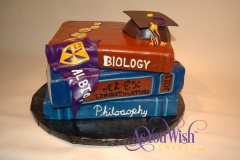 Albion Graduation Book Cake