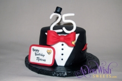 Tuxedo Cake front plaque sm