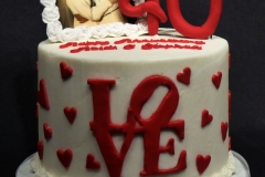 40th Anniversary Cake sm
