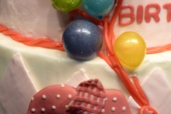 Elephant Balloon First Birthday front sm