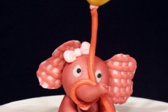 Elephant Balloon First Birthday top sm