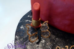 Lipstick & Gold Butterfly sm