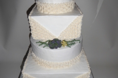Basketweave wedding cake Top sm