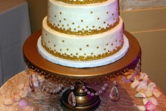 Graduated Dots Wedding Cake 2 sm