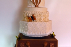 Hot Air Balloon Cake luggage sm