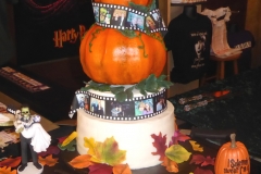Pumpkin Film Wedding Cake Front crop sm